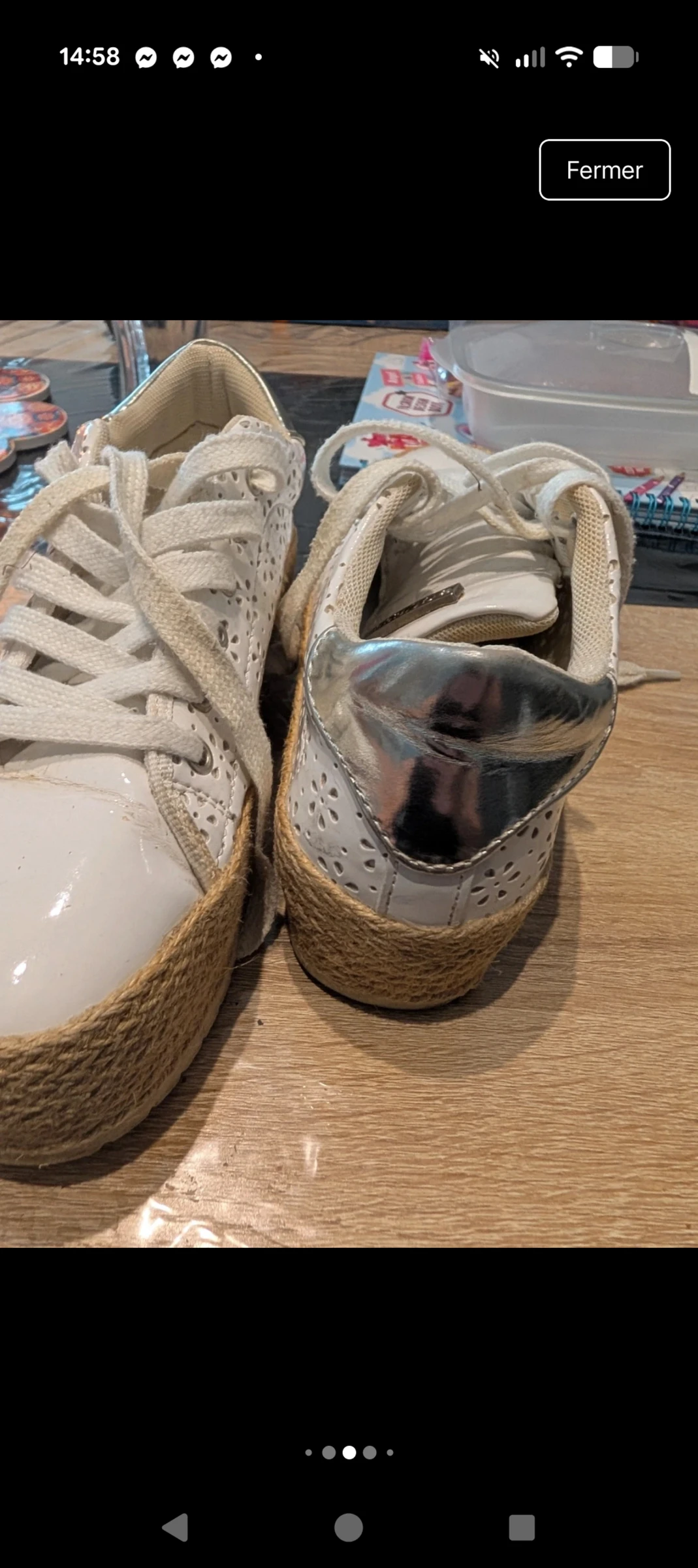 Sublimes baskets compensées de la marque GUESS.taille 37 – photo 6